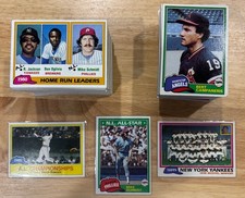 1981 Topps Baseball MLB Card Singles  ** Pick Your Cards**