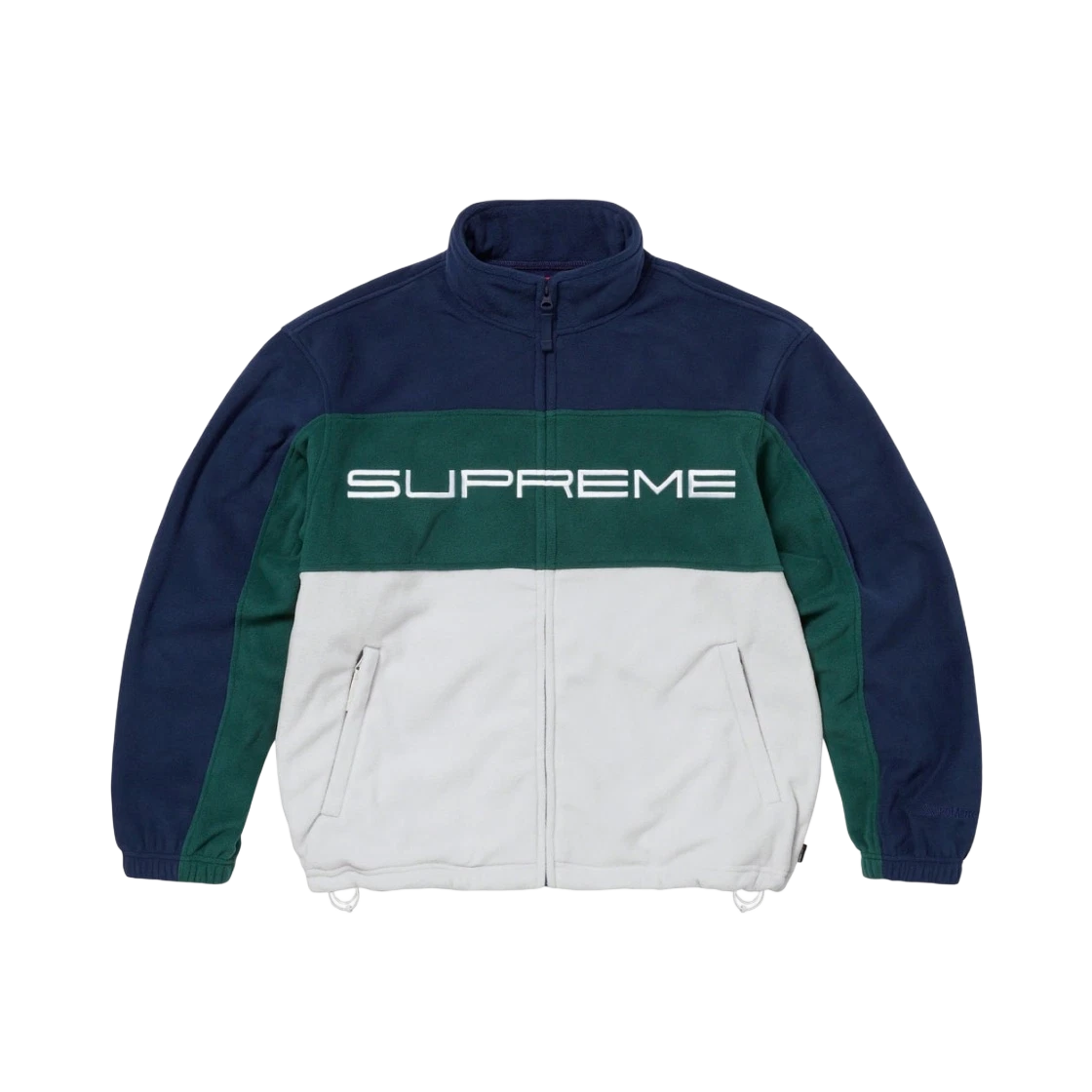 Veste zippée Supreme Polartec bleu marine   23FW