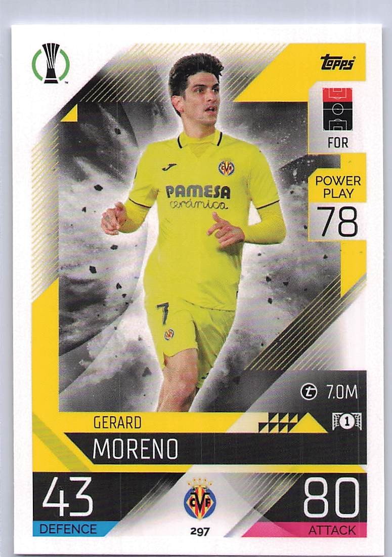 2022-23 Topps Match Attax UEFA Champions & Europa Leagues #297 Gerard Moreno