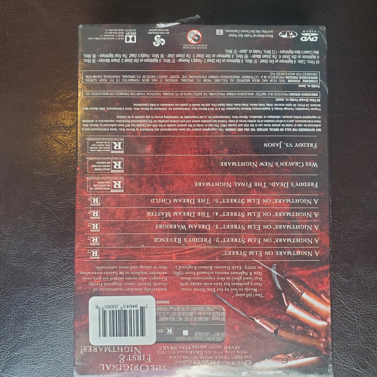 A Nightmare on Elm Street 8 Film Collection DVD Lenticular