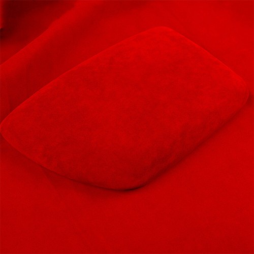 Suede Wine Red Center Console Armrest Box Cover For BMW 1 2 Series F20 F22 12-19 - Picture 7 of 10