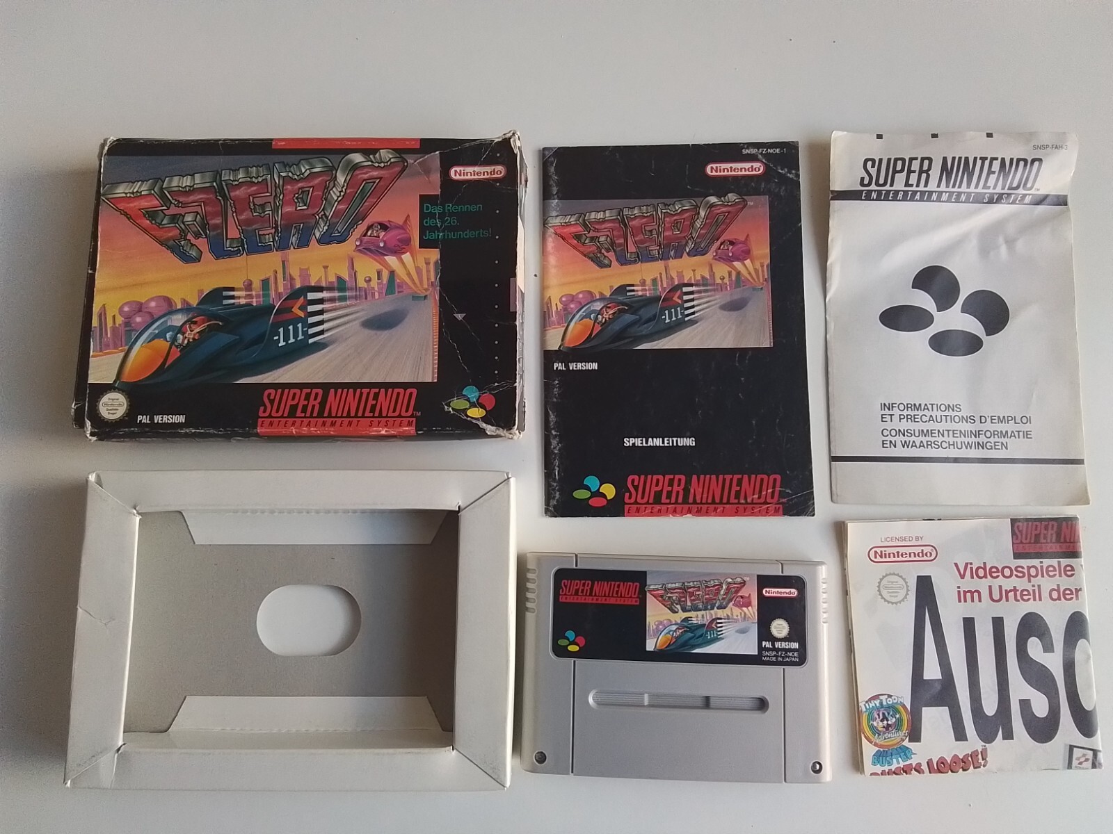 F-ZERO Complet sur Super Nintendo !!!