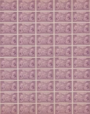SCOTT 795 NORTHWEST TERRITORY  3 CENT M   NH  FULL  SHEET OF   50
