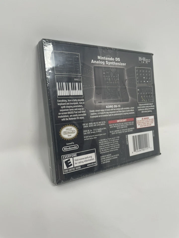 KORG DS-10 Synthesizer Nintendo DS Brand New Factory Sealed! - Image 2 of 4