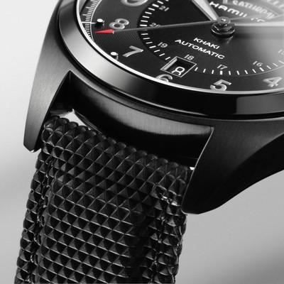 hamilton khaki day date black