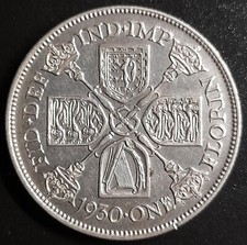 1930 George V One Florin good-Collectable Coin