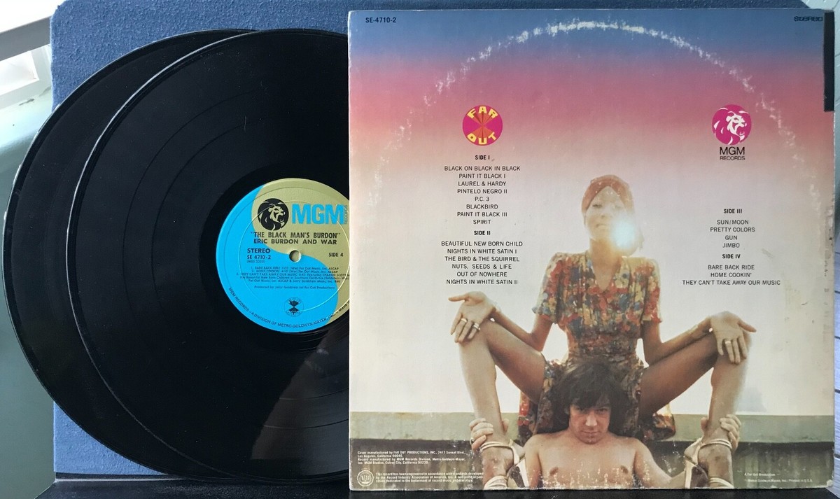 米2LP Eric Burdon Black-mans Burdon SE47102 MGM /00660 Eric Burdon And War – The Black-Man's Burdon – 2 x Vinyl