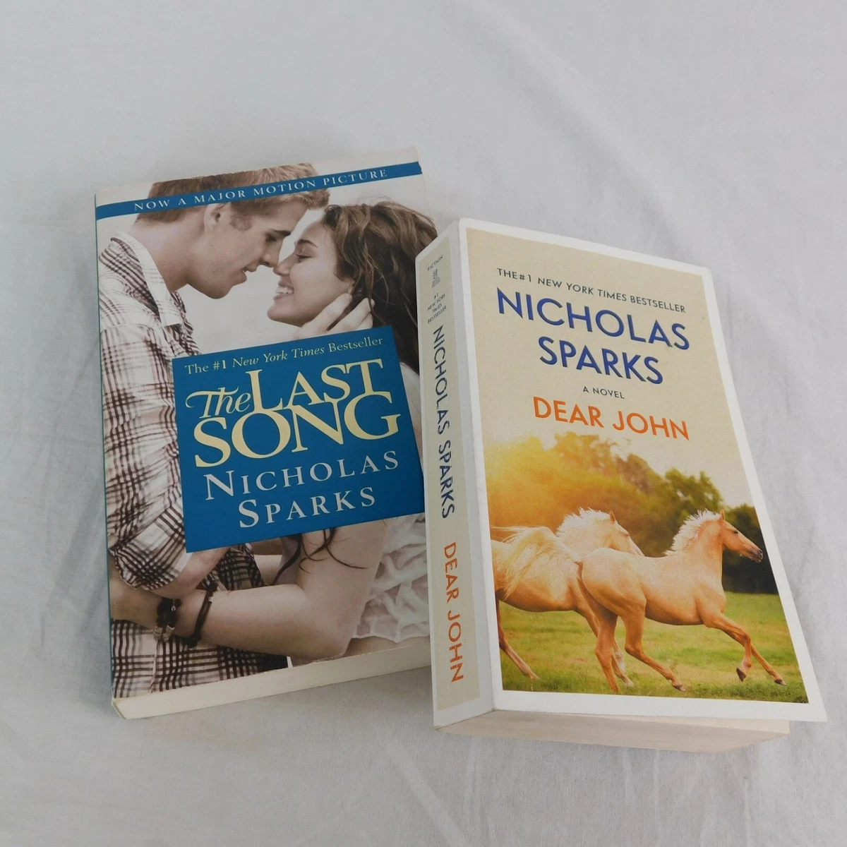 Lot of 2 Nicholas Sparks Paperback Novels Dear John Last Song Movie Tie-in  Cover | eBay