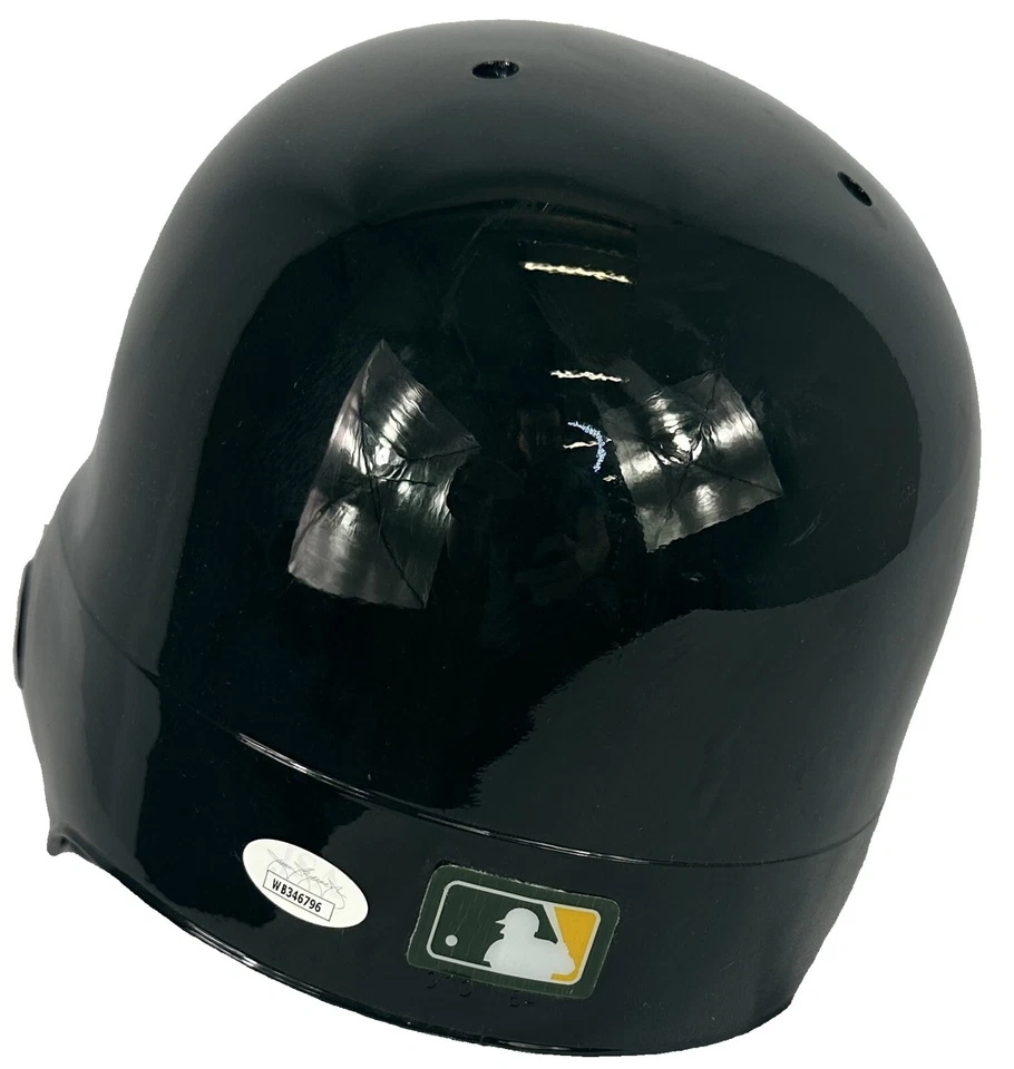 Jose Canseco 7x inscribed full size authentic helmet MLB Oakland Athletics JSA - Image 3 of 4