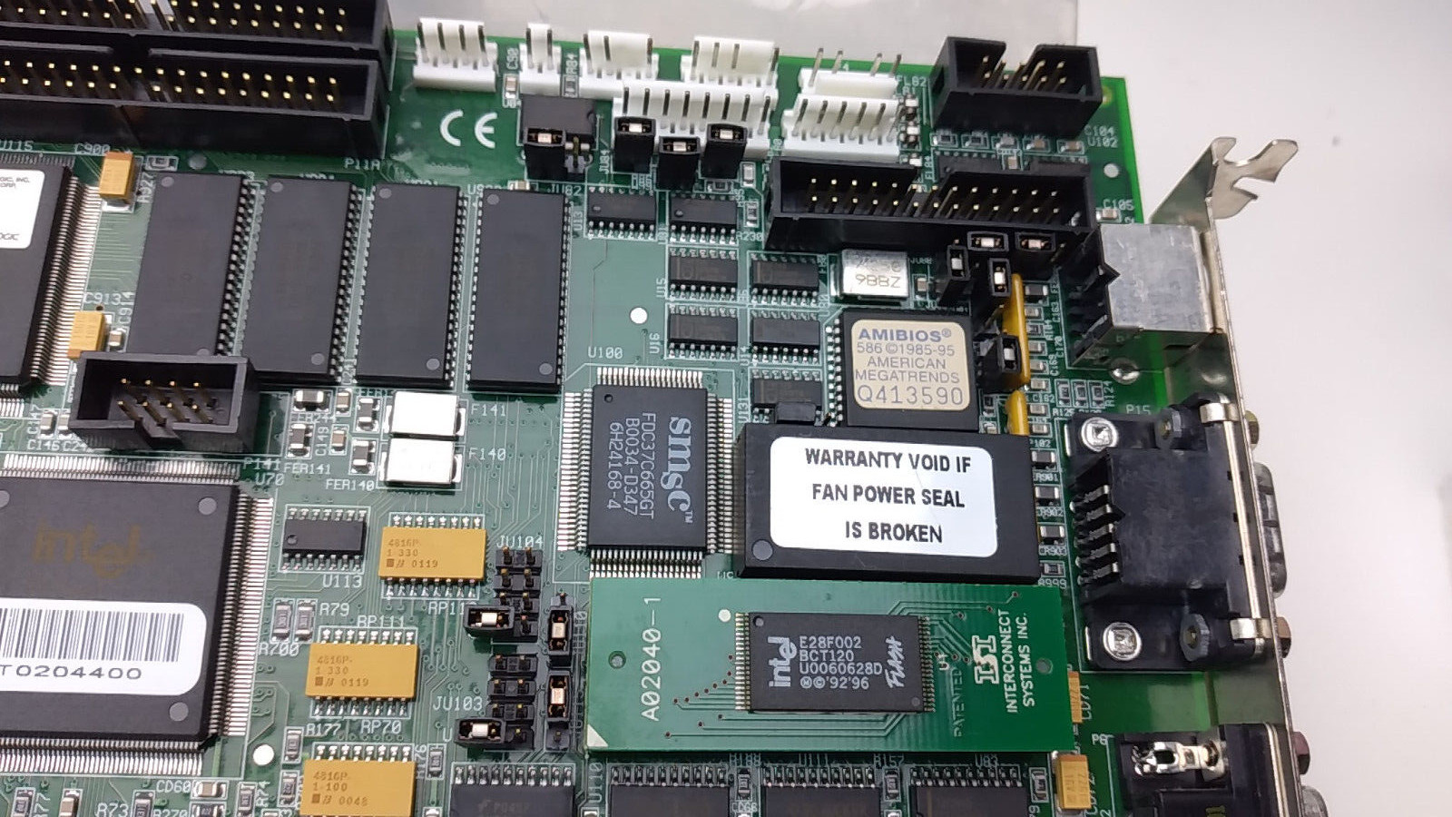 Trenton TTI TXV-06.ROM PENTIUM SINGLE BOARD COMPUTER SBC 20-5450-09 NO RAM 1998