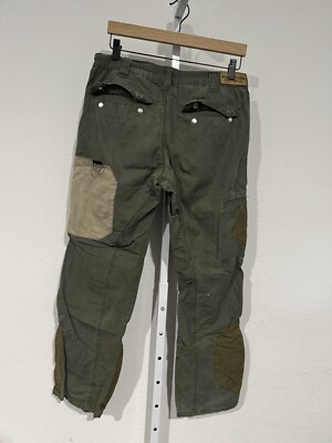 Kody Phillips Men's Cargo Pants Sz 30 (Fit 32) Green Beige