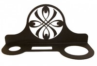 Wrought Iron Mountable Hair Dryer Rack Ribbon Bathroom Home Decor Holder Hanger Wrought Iron Mountable Hair Dryer Rack Ribbon Bathroom Home Decor Holder Hanger