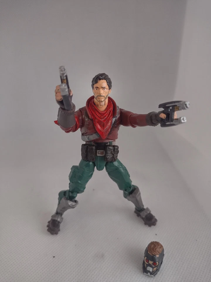 Figura de acción personalizada 1:18 3,75 Star Lord Guardians Mcu ESCALA UNIVERSO MARVEL Foto 4 de 4
