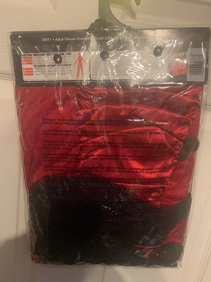 Nuevo Disfraz de Bailarina Burlesca Bailada a la Muerte Smiffys Adulto Talla Grande 14-16 EE. UU. Foto 4 de 4