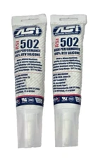 Silicone Sealant - Clear Finish - American Sealants 502 - 2.8 oz - 2 Pack