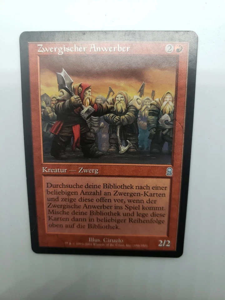 Dwarven Recruiter German x1 - Odyssey - MTG - Near Mint - Image 2 of 3
