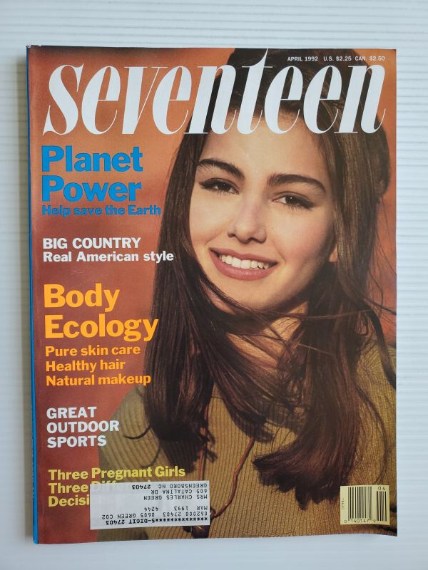 1992 Seventeen magazine L Luss Nirvana Soundgarden Eva Herzigova
