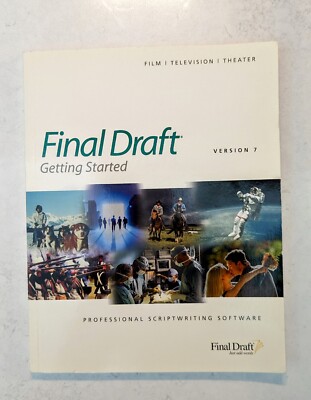 RARE Final Draft Getting Started Version 7 Film Television Theater Book Manual