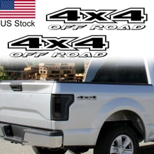 2pcs 17.5'' 4X4 Off Road Rear Truck Side Fender Decal Stickers For Truck Etc