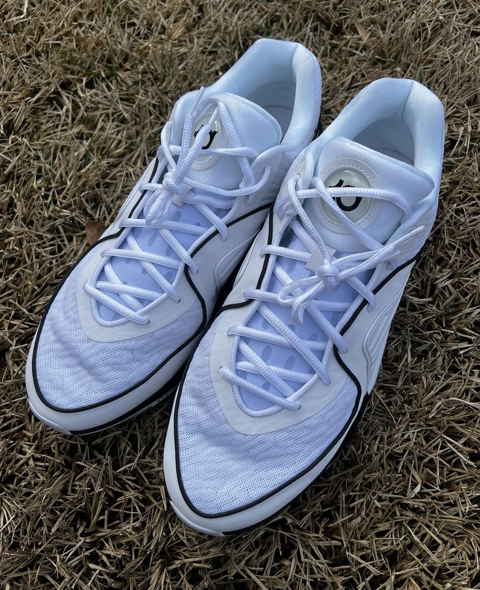 NEW Nike KD 16 TB White Black Basketball Shoes DZ2927-100 Size 16