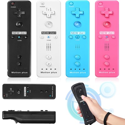 Built in Motion Plus Remote Controller Wiimote Gel Case For Nintendo Wii & Wii U