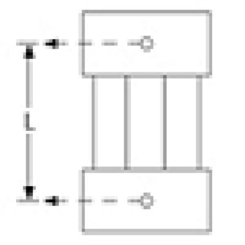 suspension de pendule horloge carillon N° 114 ( 21 x 10 ) mm - Imagen 2 de 2