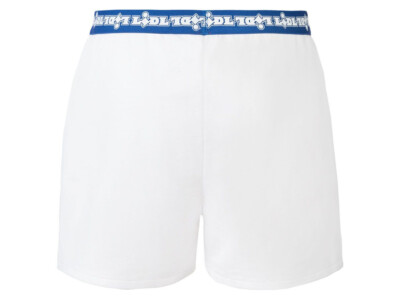 Short De Sport Lidl édition Limitée - Molletonné Blanc Avec Bande Bleue - Taille XL - Neuf Avec étiquettes