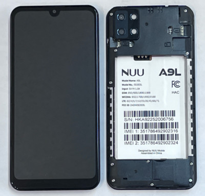 LCD Display Digitizer Touch Screen + Frame Phone Part NUU A9L S6303L *A GRADE*
