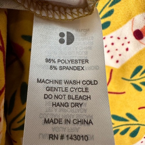 Dot Dot Smile Big Girls Size 7 Gold Yellow Deer Print Cap Sleeve Twirl Dress NWT - Picture 6 of 6