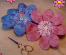 PATTERN Flower Pincushion Pin Keep Flower Power Bowl Fillers NEW Scrapbaggers