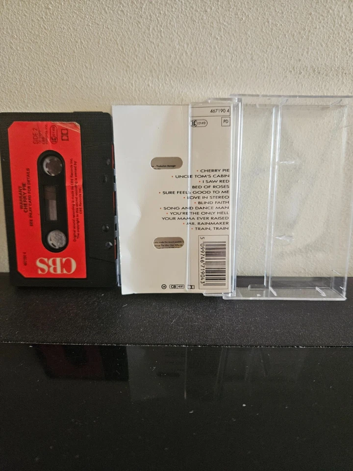 WARRANT Cherry Pie 1990 CASSETTE TAPE GLAM/HAIR METAL HARD ROCK JANI LANE - Image 3 of 4