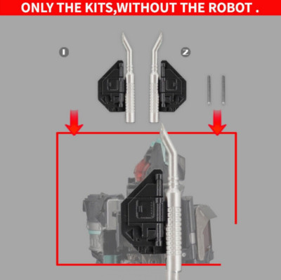 GO Better Smokestack Panels Pauldrons Upgrade Kit For MPM-12N Nemesis Prime