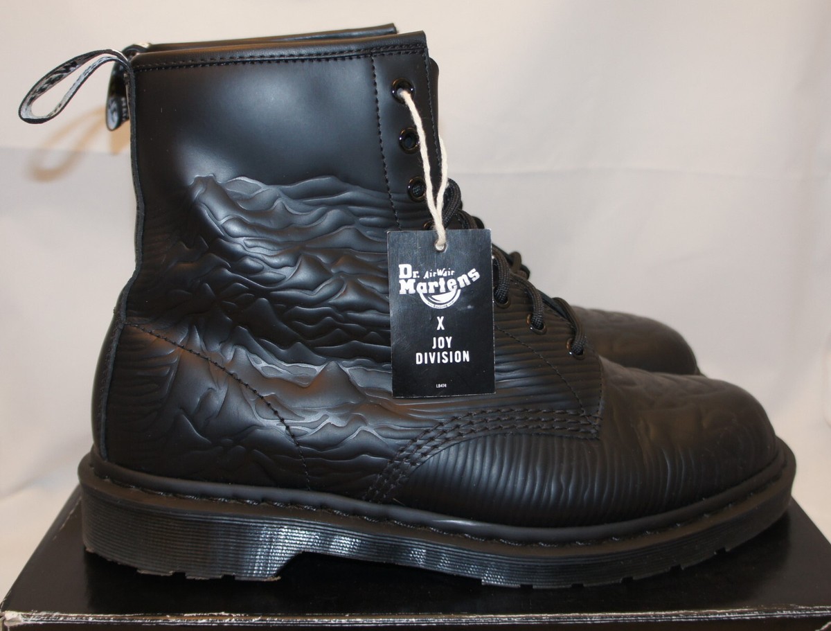 Dr Martens Joy Division Unknown Pleasures Mens 11 1460 Boot Black