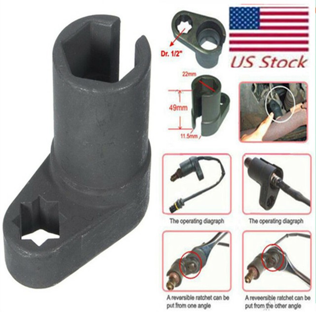 1Pc Car Oxygen Sensor Removal Socket Wrench O2 Tool 6Point Socket