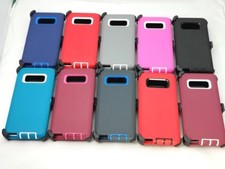 Samsung Galaxy Note 8 Defender Shockproof Rugged Case W Belt Clip Holster NEW