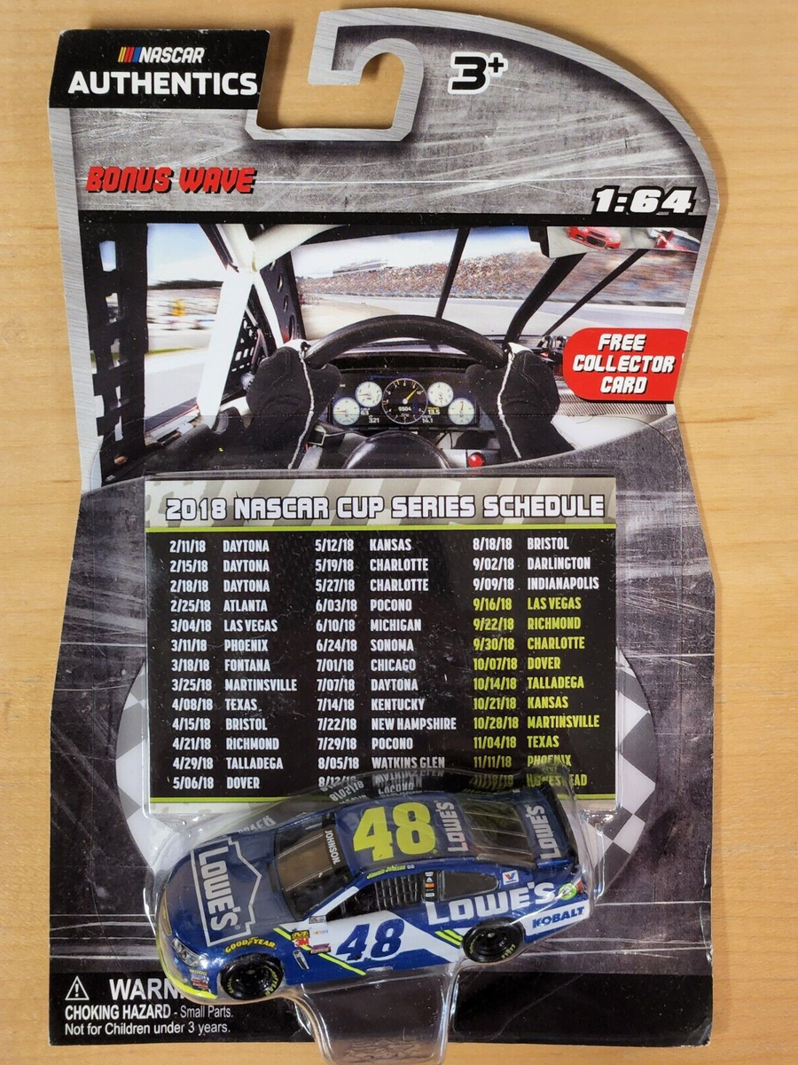 2017 Bonus Wave Jimmie Johnson Lowe's 1/64 NASCAR Authentics