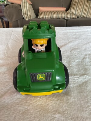 Toy Mega Bloks Big Blocks John Deere Lil' Tractor First Builders Farm