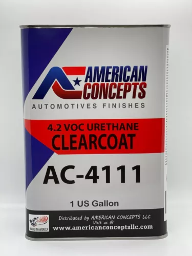 HIGH QUALITY AUTOMOTIVE URETHANE CLEARCOAT KIT AC-4111 4:1 GALLON w/ HARDENER 