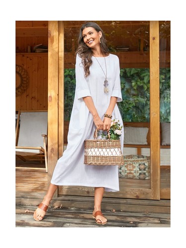 Long Maxi Dress Pockets 
