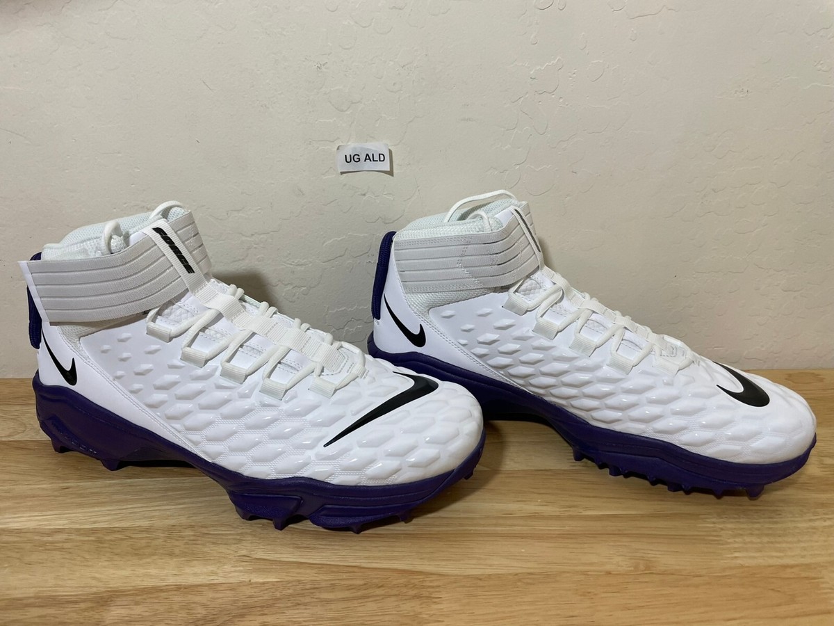 Nike Force Savage Pro 2 Shark Purple Lineman Football Cleats