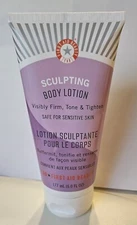 FIRST AID BEAUTY Sculpting Body Lotion Firm Tone Tighten 6 fl oz NEW & SEALED 