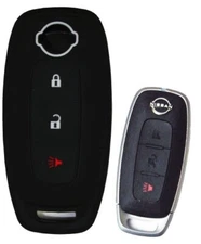 Keyless Entry Key Fob Rubber Cover for Nissan Remote 2023 2024 2025 Kicks Rogue