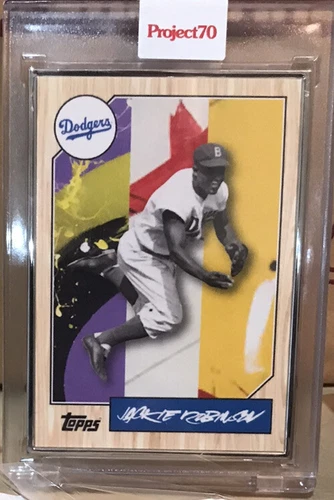 Project70 #42 Jackie Robinson HOF by FUTURA- AP Artist Proof 45/51 FREE SHIPPING