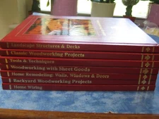 LOT OF 7 HANDYMAN CLUB OF AMERICA Woodworking, Tools, Technique, Home Remodeling