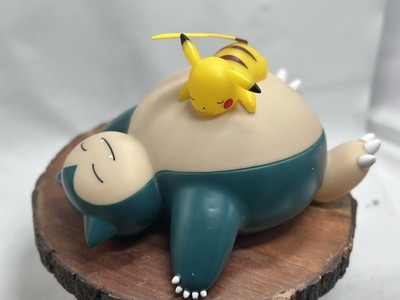 Pokemon Sleeping Snorlax Pikachu 3D Night Light Figure LED Lamp Teknofun