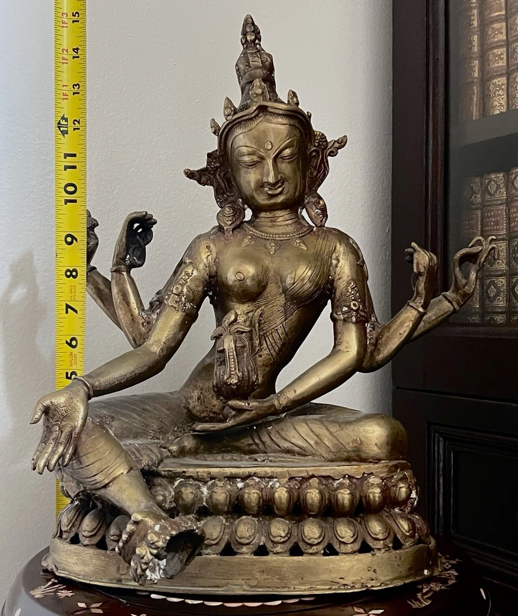 古董原始中国风青铜佛像和雕像| eBay