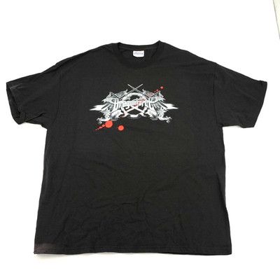 Dragonforce Through Fire Flames Power Metal Band Guitar Hero Tee XL
