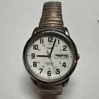 Vintage Timex indiglo Men’s Watch Stretch Band For Parts Not Working CR 2016