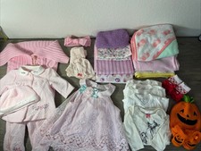 Baby Girl Newborn NB Clothes Lot Bundle 20 Pcs Outfits Dress Blankets Disney