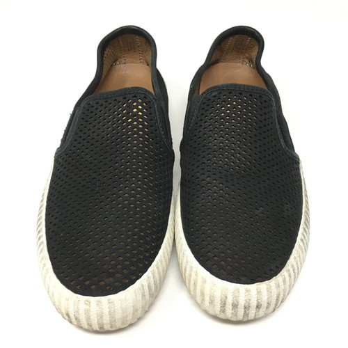 Frye Camille Halbschuhe Sneaker Schuhe Damengröße 7 schwarz perforiertes Leder - Bild 4 von 9